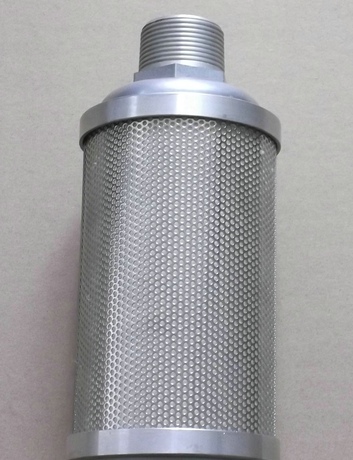 浙江供不应求隔膜泵用消音器, 排气消音器4分 1/2螺纹接口
