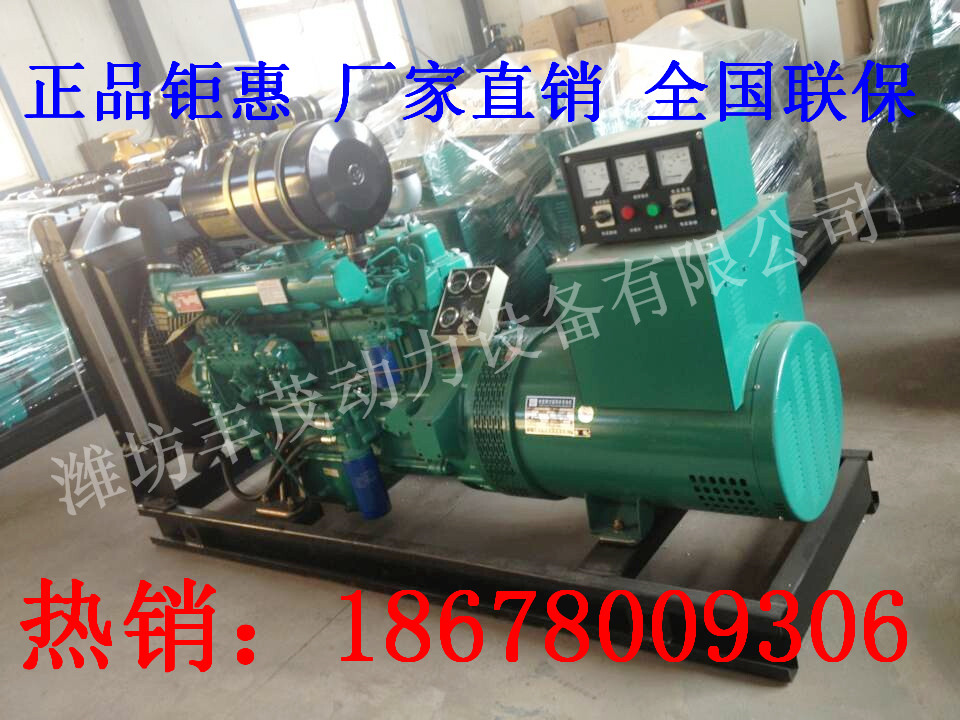 国内最常见的备用应急电源100KW潍坊柴油发电机组价格