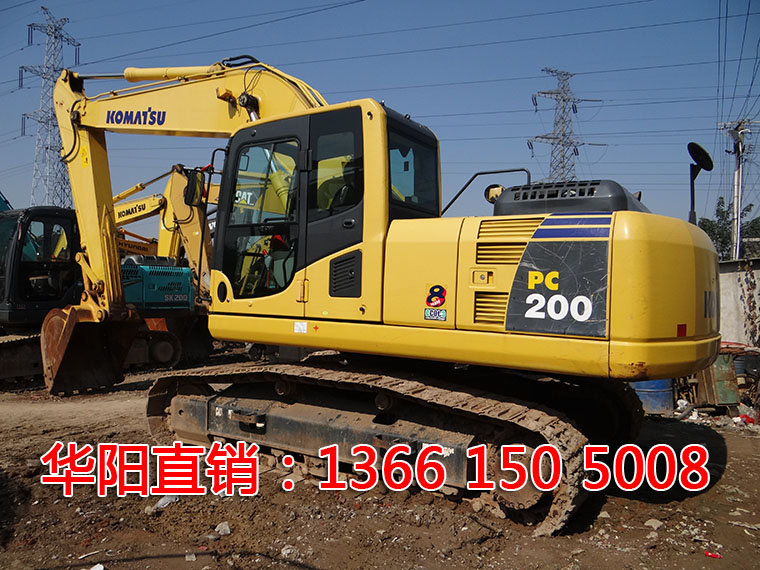 上海华阳机械实业有限公司低价出售小松200-8型挖掘机