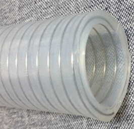 食品级透明硅胶钢丝软管FU10
