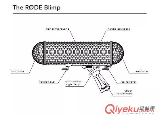 全新行货 国内质保 RODE Blimp话筒防风三件套/猪笼/毛衣/防震架