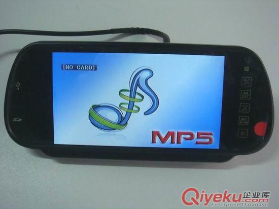 加尼鹰7寸后视镜 MP5播放功能 可接SD卡 U盘内存卡播放视频和音频 倒车优先 防炫目