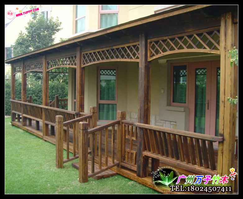 广州木屋别墅,,木栏杆