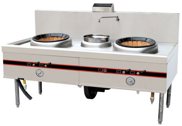 广州市番禺厨房设计 番禺区厨具安装工程公司 单双头炒炉