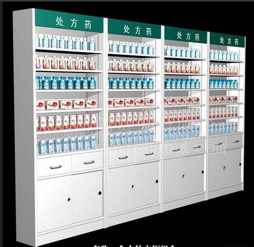 药品展柜   北京销量好的药品展柜定做厂家——功吉天昊
