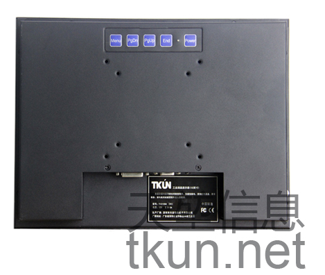 TKUN直销10.4寸工业触摸显示器触控显示器壁挂式机架式仪器仪表专用