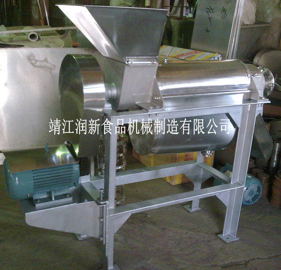 供应润新机械LZ1500螺旋水果压榨机（螺旋榨汁机全不锈钢材质）