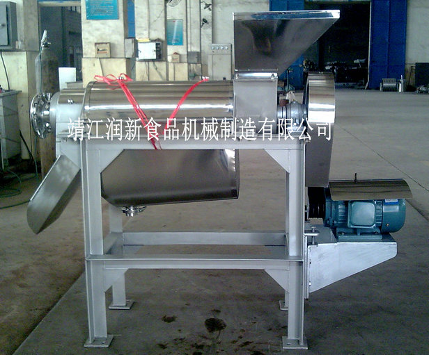 供应江苏润新机械LZ2500大型螺旋水果榨汁机（全不锈钢材质螺旋榨汁机）